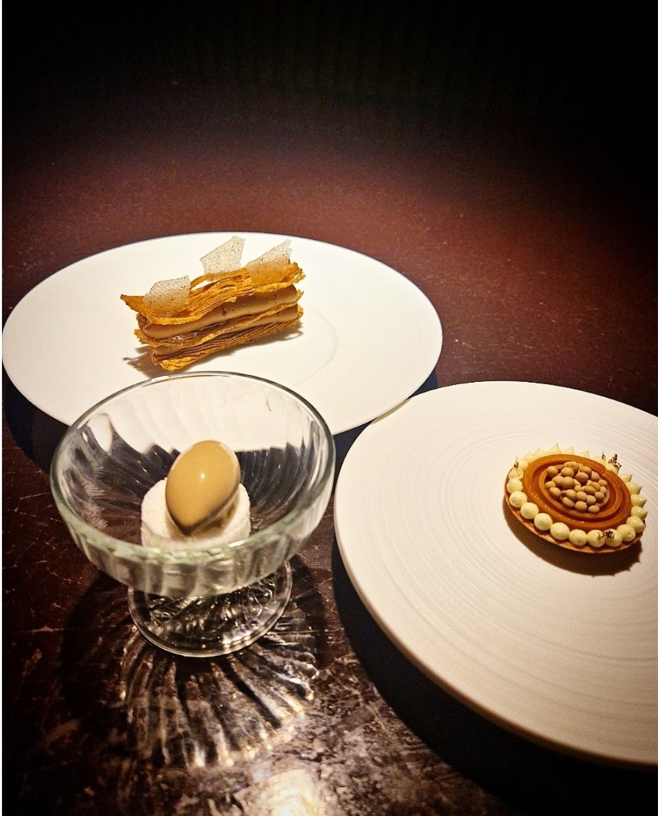 3x Grand Cru Coffee, Buckwheat, Salted &amp; Preserved Pomelo Rind Confiture