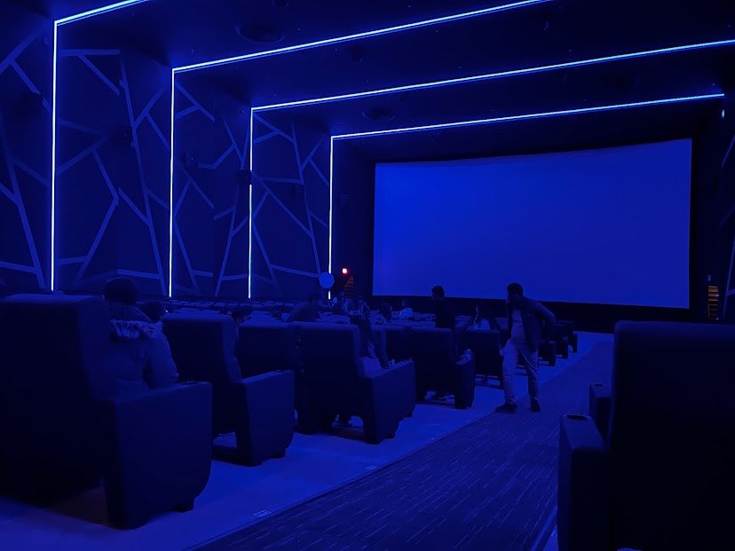 CineTimeCanada's tweet photo. #AlbionCinemas full tour video in a few days .. #Cinema1 is done and #Cinema2 should be done shortly. Once that is done the full virtual tour will be ready! #PS2 #PonniyanSelvan2 #Canada #DolbyAtmos #LeatherSeating https://t.co/lBPPCkH5xw