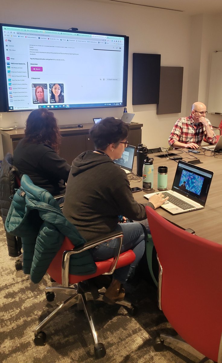 nltatesic's tweet photo. Thanks to @MrGoldsworthy12, participants are learning all about how to use @MicrosoftFlip in the classroom! #TESIConnect https://t.co/ocW6HkHMgw