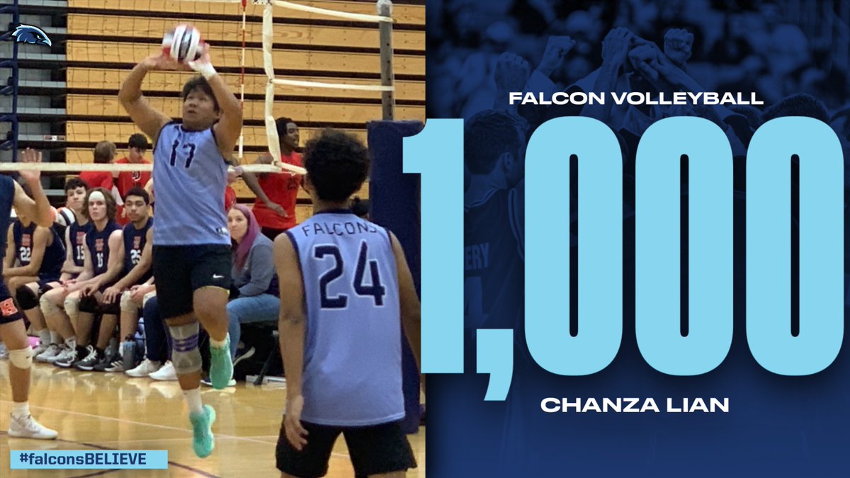 Senior Chanza Lian sets up a milestone in assists at the Falcon Invite... and continues to add to his career total! 
#falconsBELIEVE