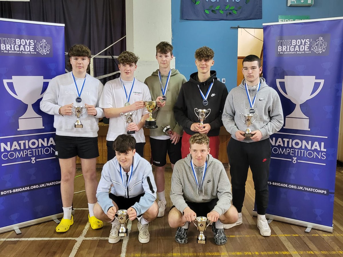 Congratulations to 7th Londonderry, our Seniors Football National Champions for 2022-2023! 🥇 Well done to second-placed 1st Kilkeel 🥈 third-placed 1st Overtown 🥉 and our other finalists 6th/8th Dundee, 1st Newport Pagnell and 11th Northampton! ⚽️ #BoysBrigade #BBNatComps