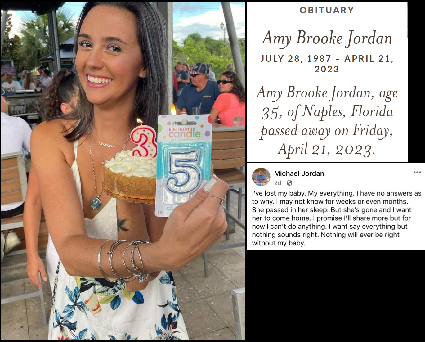 William Makis MD on X: Naples, FL - 35 year old Amy Brooke Jordan, a  certified personal trainer who studied kinesiology died suddenly in her  sleep on April 21, 2023. As Vance