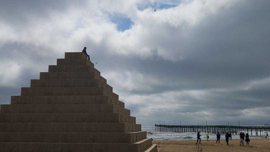 Pharrell Erects a Louis Vuitton Pyramid at Something in the Water