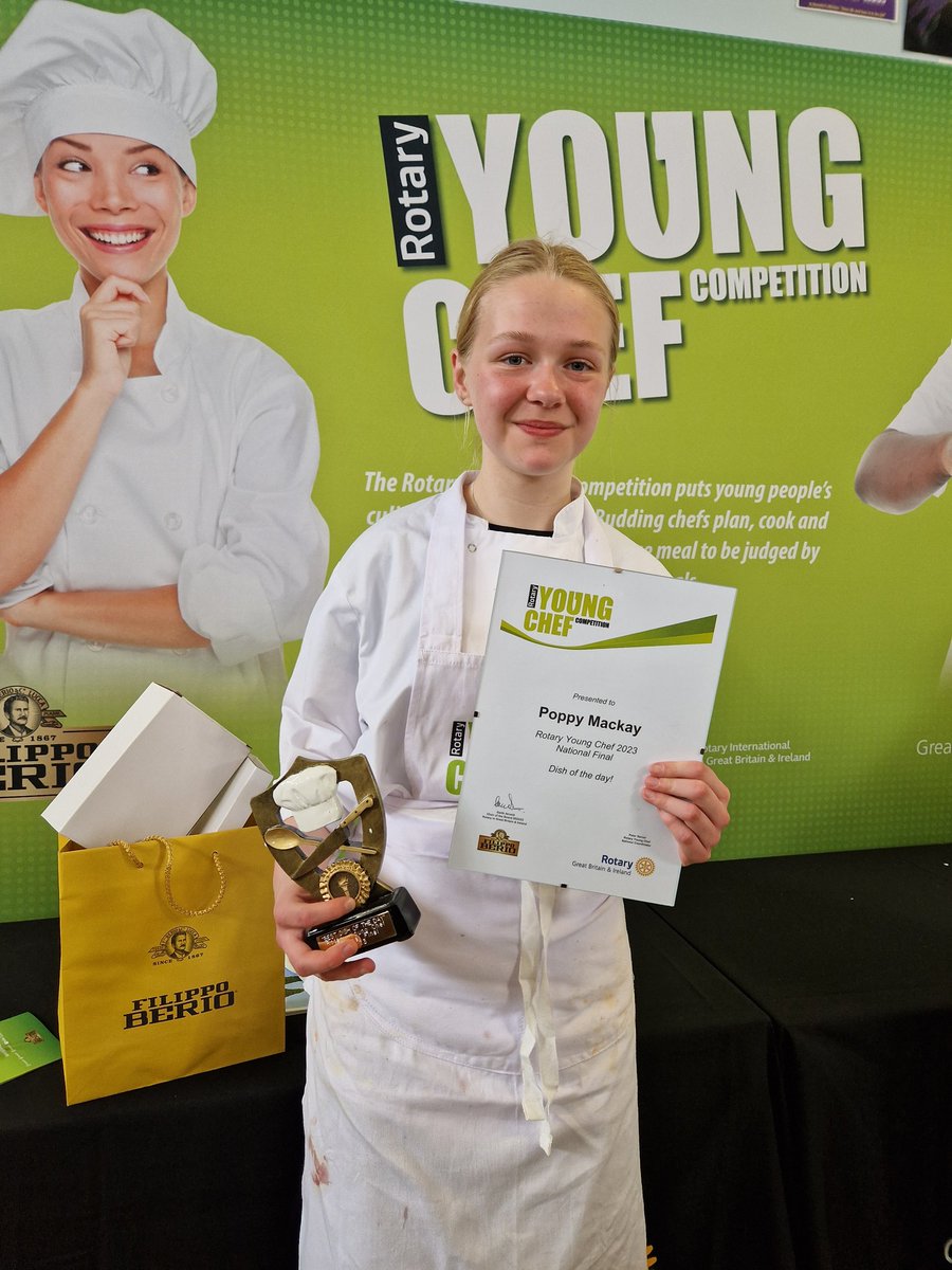 Ms N King (@msnkingtkasa) on Twitter photo Poppy did so well today. Winning Rotary Young Chef 2023 National Final Dish of the day.
Very impressed with her and her achievements she did <a href="/_TKASA/">The King Alfred School an Academy</a> and Burnham-On-Sea Rotary proud #youngchef #futurechef #beproud <a href="/RotaryGBI/">Rotary GB & Ireland</a> Poppy did so well today. Winning Rotary Young Chef 2023 National Final Dish of the day.
Very impressed with her and her achievements she did <a href="/_TKASA/">The King Alfred School an Academy</a> and Burnham-On-Sea Rotary proud #youngchef #futurechef #beproud <a href="/RotaryGBI/">Rotary GB & Ireland</a>