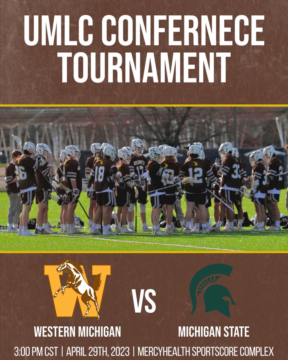 Broncos take on Michigan State in a <a href="/UMLClax/">UMLC</a> semifinal bout today. Game time at 3:00 CST 

Stream info provided over on UMLC’s Twitter. 

Go Broncos