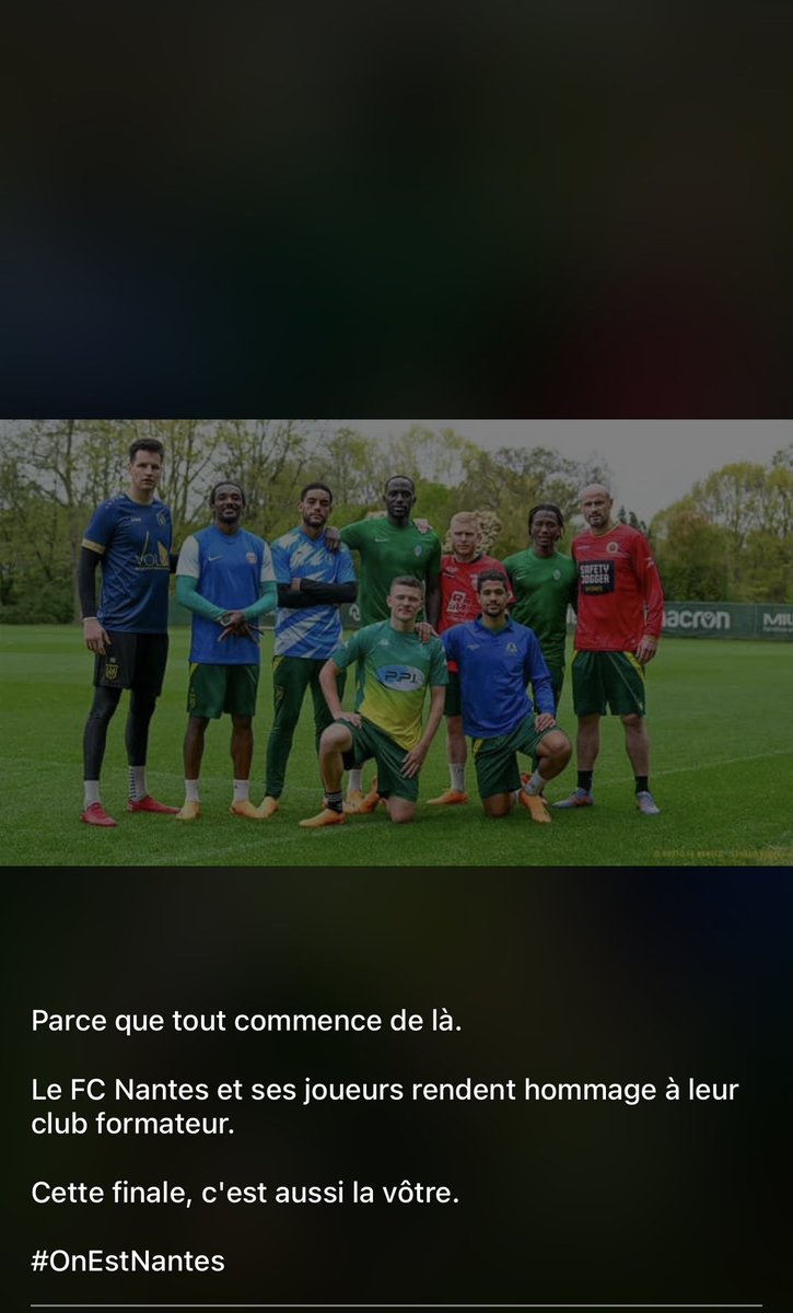 #OnestNantes 💛💚
#Finale
#CoupeDeFrance 
#Nantes__Toulouse