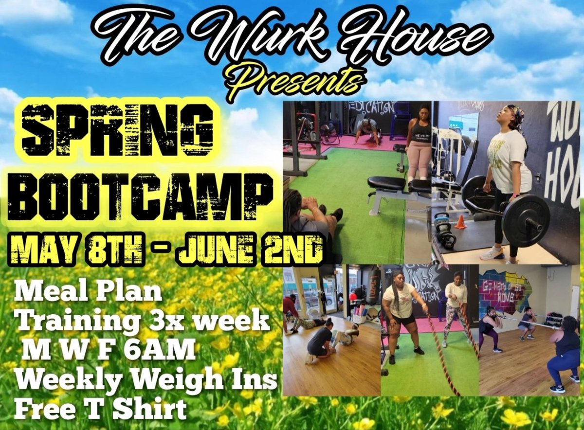 LOOKING FOR 4 MORE PEOPLE TO JOIN THE BOOTCAMP  THEWURKHOUSE.BIGCARTEL.COM