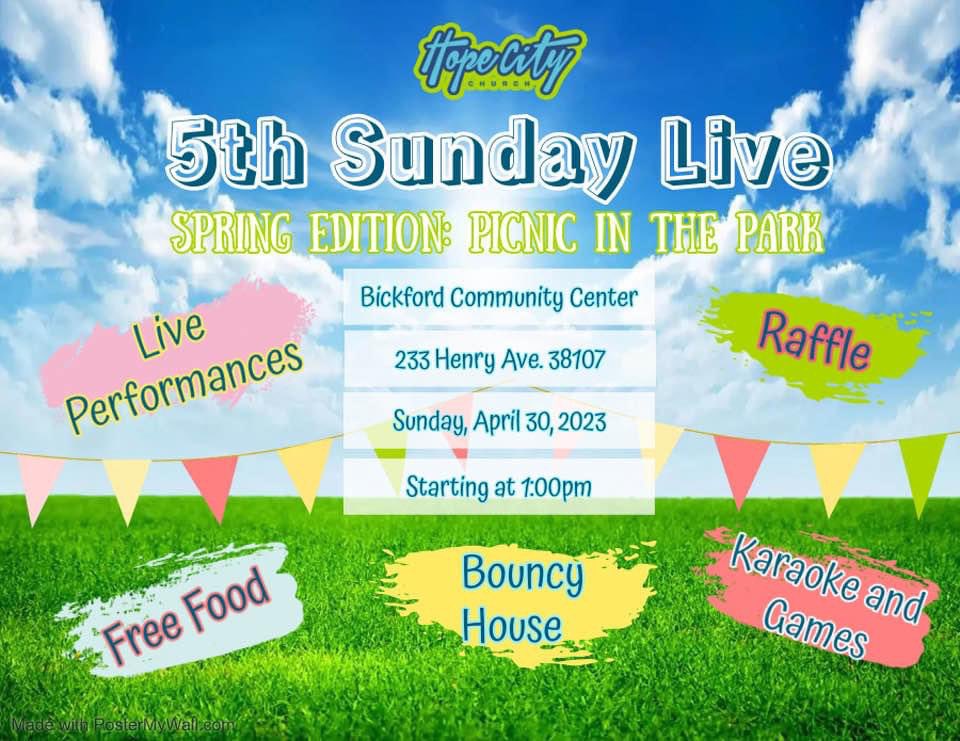 HopeCityMemphis's tweet photo. COME HANGOUT WITH TOMORROW FOR A PICNIC IN THE PARK https://t.co/WeggncXs2W