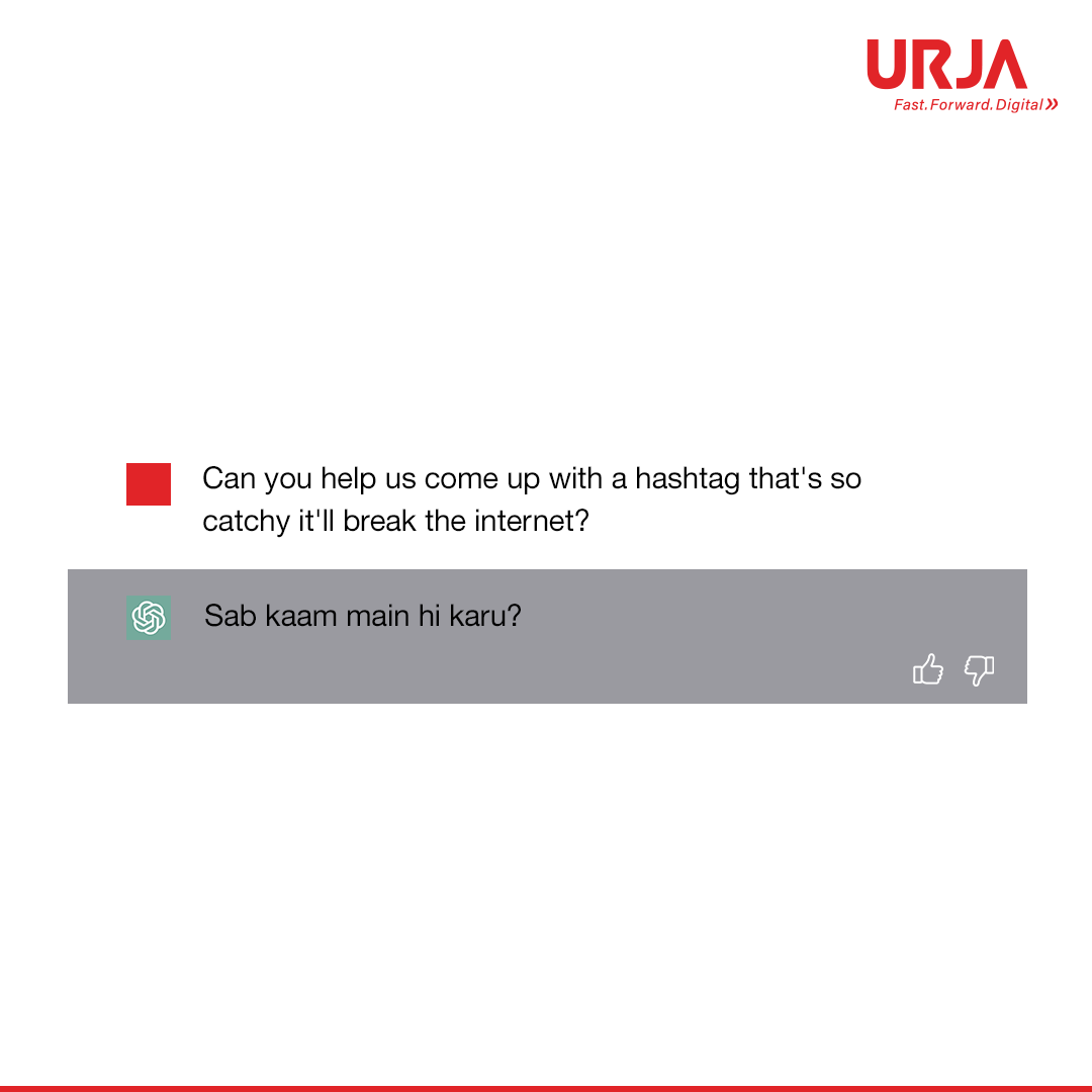 urjacomm's tweet photo. Honest ChatGPT

#chatgpt #chatgpt4 #chatgpt3 #copywriting #copywriters #copywritersofinstagram #urjacommunication https://t.co/lad0oogekk