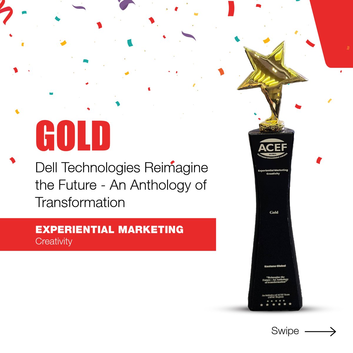 KestoneIMS's tweet photo. Super proud to have won 4 awards in a row under the Experiential Marketing and Digital Marketing categories, at the ACEF - 12th Global Customer Engagement Forum &amp; Awards 2023.

#Kestone #KestoneGlobal #Edvanza #DellTechnologies #DT #ACEF2023 #Awards #Recognition @acef_apac https://t.co/uglIBE3aSk