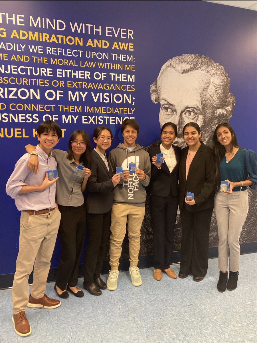 Marguerite Spriggs (@mspriggs30) on Twitter photo 7 for 7! All 7 Clarke students that competed at the Long Island Math Fair earned medals for their research!! 🏅
Congrats to Umme and Bayli (gold medal), Charlotte, Tara, Alexander and Noah (silver) and Ruhi (bronze). 🎉🎉
<a href="/WTCRams/">ClarkeHS</a> <a href="/emeadowschools/">East Meadow Schools</a> <a href="/dharls1/">Debra Harley</a> 7 for 7! All 7 Clarke students that competed at the Long Island Math Fair earned medals for their research!! 🏅
Congrats to Umme and Bayli (gold medal), Charlotte, Tara, Alexander and Noah (silver) and Ruhi (bronze). 🎉🎉
<a href="/WTCRams/">ClarkeHS</a> <a href="/emeadowschools/">East Meadow Schools</a> <a href="/dharls1/">Debra Harley</a>