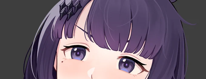 First time drawing Ina with a fringe. 