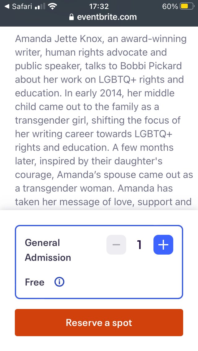 JustMe36243748's tweet photo. @NorwichMatt @ripx4nutmeg There’s a fine bit of misgendering on eventbrite. 
Unless she is now no longer a ‘they/them’? https://t.co/l6ufq2oCxu