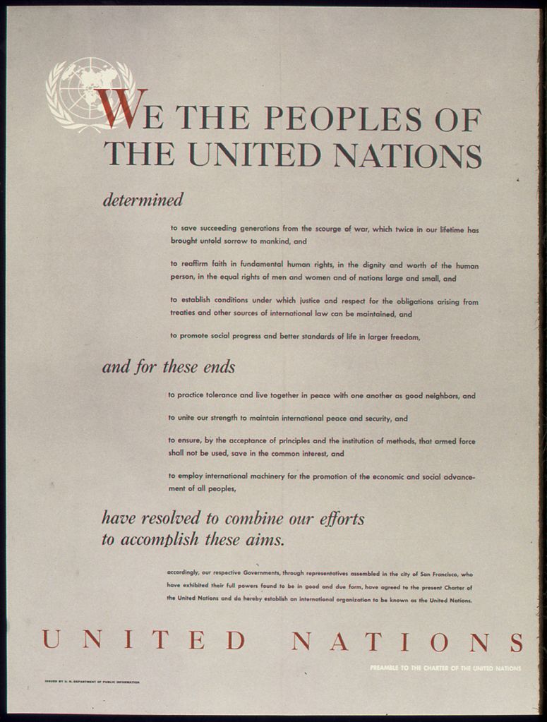 We need to bring to life the values and principles of the <a href="/UN/">United Nations</a> Charter in every corner of the world by:

🇺🇳 giving peace a chance
🇺🇳 ending extreme poverty
🇺🇳 protecting our planet
🇺🇳 ensuring human rights for all &amp; more.

un.org/en/our-work