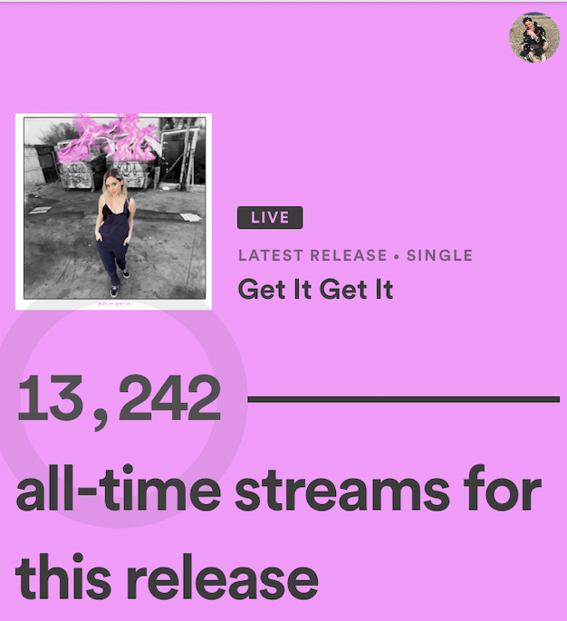 TonyRodini's tweet photo. 13k streams in one day! Shout out all the @terrorjrmusic fans who have no idea who Tony Rodini is....but at the same time, thank you for taking me in hehe <3333 #GetItGetIt https://t.co/2bcROaeJLn