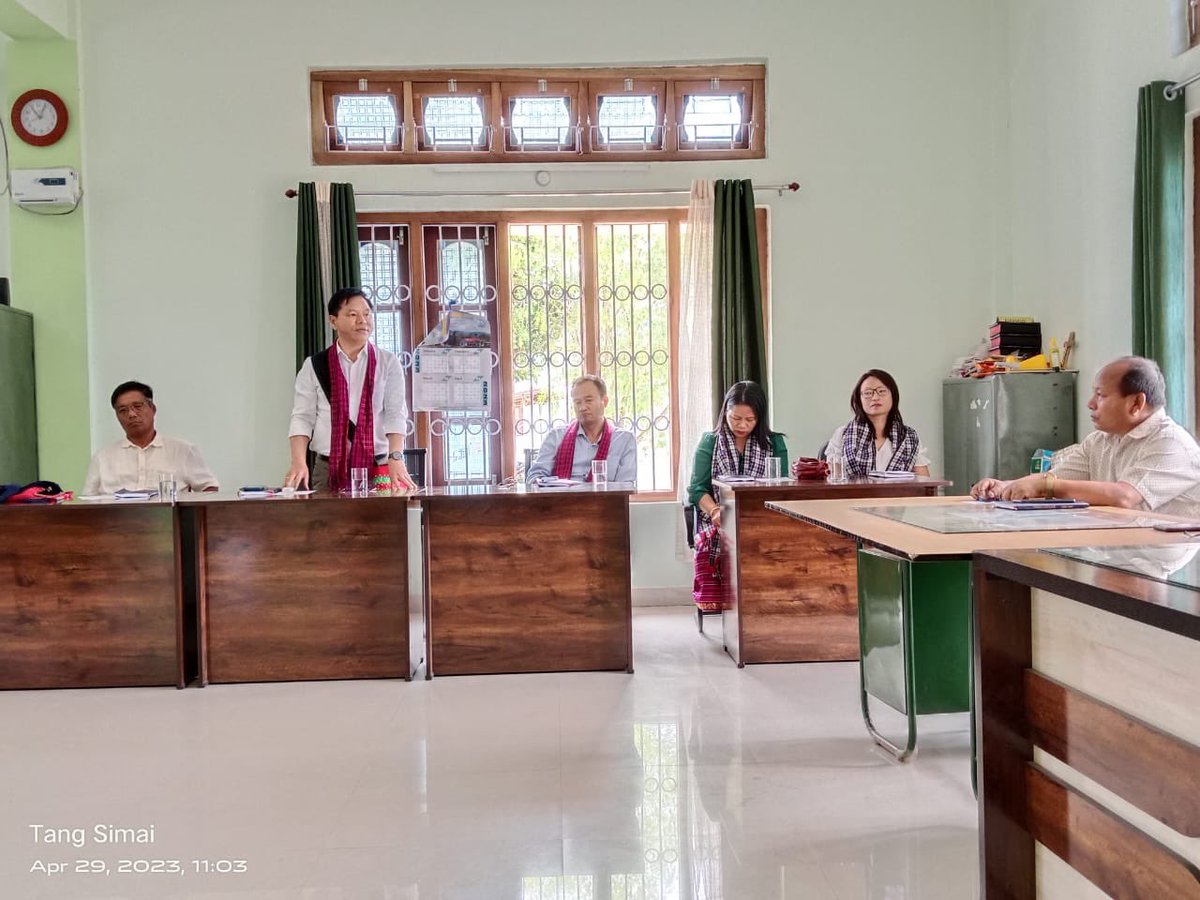 Laisam_Simai's tweet photo. It was such a pleasure to have met new team #TBCA Executive Secretary Rev Sonny S Sanchong and entire Staff in presence of #TBCA President Shri T Morang at Mission Compound, Nongtham today. Thank you for prayer and warm fellowship. https://t.co/57nlxyK8zr