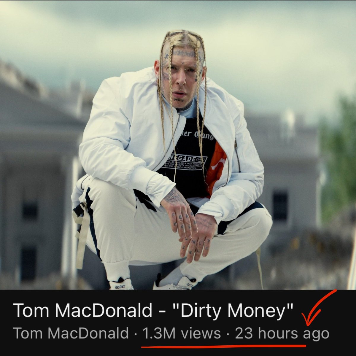 IAMTOMMACDONALD's tweet photo. OH MY GOD 😱 Over a million views in less than 24hrs!Officially my biggest video yet!! https://t.co/ZaK5kjwYj3

Please keep sharing this video everywhere &amp; downloading the song on iTunes/Amazon!! 

Who knows how far we can take this if we all work together!🤯 https://t.co/AjRZuldrZS