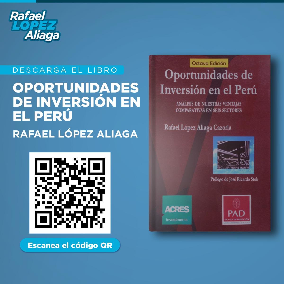 rlopezaliaga1's tweet photo. 📚 Estimados amigos, los invito a leer mi libro OPORTUNIDADES DE INVERSIÓN EN EL PERÚ.

📱 Escanea el código QR o ingresa al siguiente link: https://t.co/sxldE5Xqad https://t.co/1n0PKAEyIt