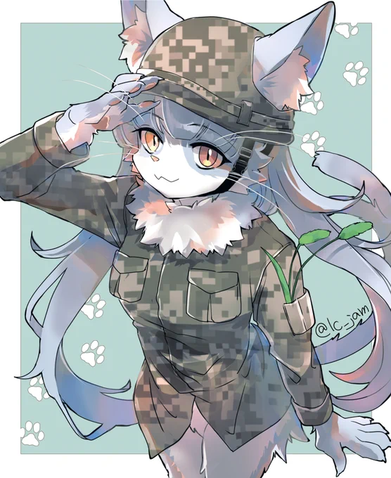 おまねこくん #御前崎分屯基地 #おまねこ