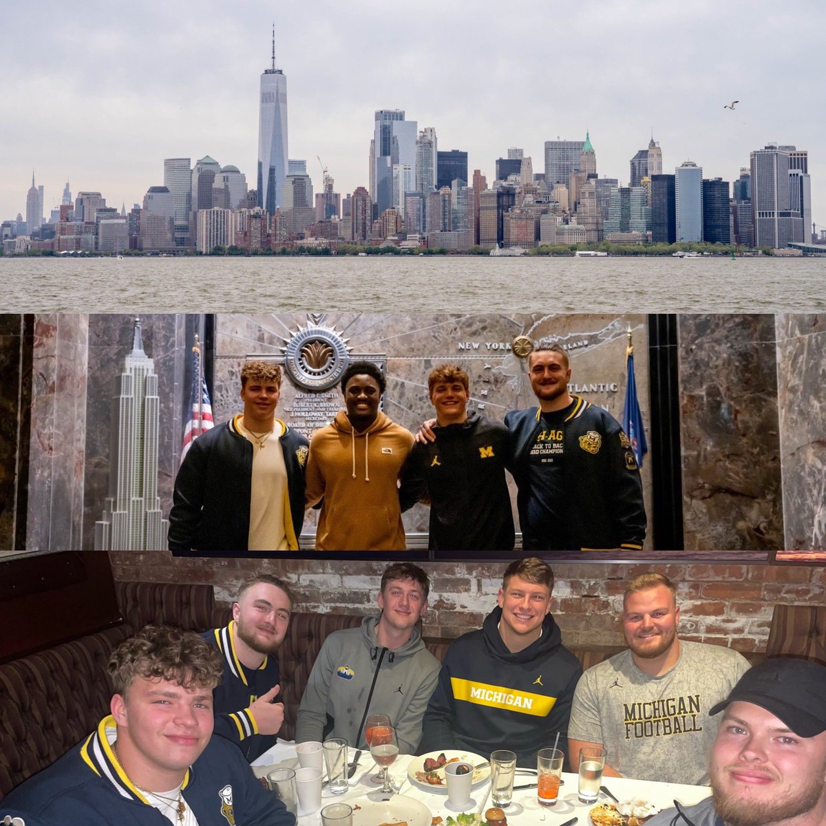 Feeling those NYC vibes.

#GoBlue <a href="/UMichFootball/">Michigan Football</a>