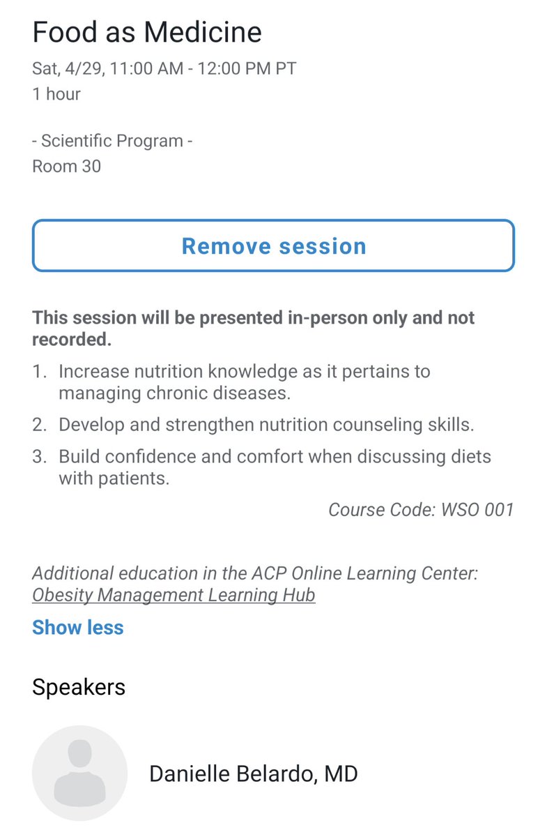 yoshi735's tweet image. This is the last CRFM-led scientific session during #IM2023 - Food as Medicine!

Please join us and learn the up-to-date evidence related to this important yet underrepresented concept!

@ACPIMPhysicians
#ACPResFel