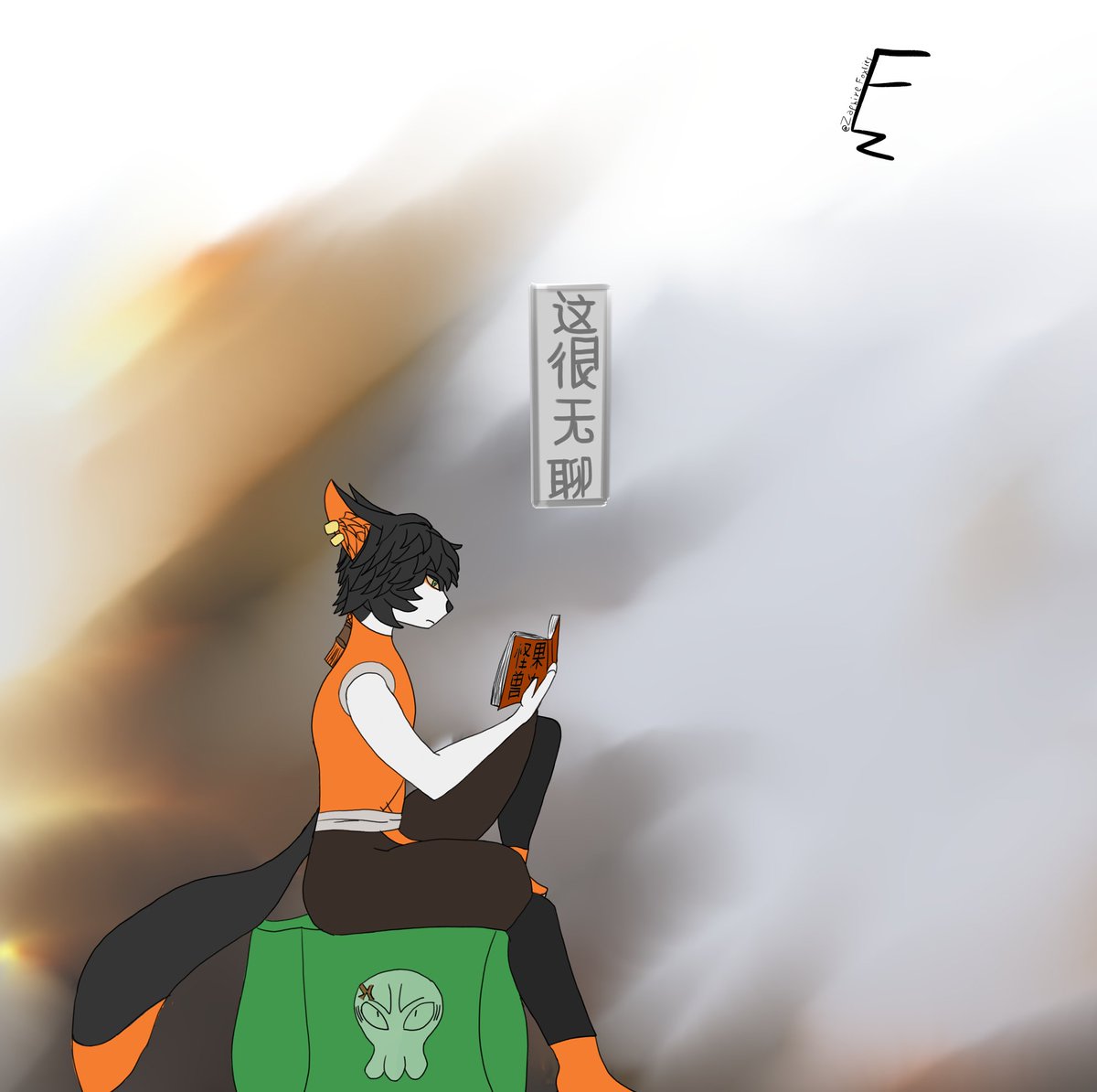 ZaphireAki's tweet photo. A drawing of Aak from Arknights from almost a year back
That slime looks kinda upset
#Arknights #Aak #ArknightsFanArt https://t.co/CiXvZnEWGY