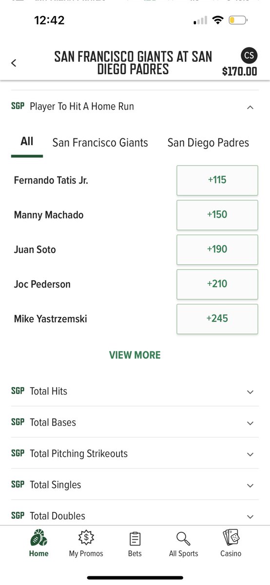 ucdfsgod's tweet photo. @gehrenbergdfs Gotta be the shortest odds in the history of MLB betting? https://t.co/mMt2SULSK5