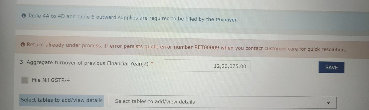 GSTR4 👈RETURN UNDER PROCESS 🫤🫤🫤🫤
#Gstr4
@Infosys_GSTN 
@Sudhirhalakhndi