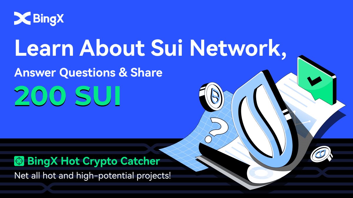 BingXRU's tweet photo. 🔥Sui Network Hype: Answer Questions and Share 200 $SUI!

Sui is a blockchain launched by Mysten Labs, a startup consisting of the original team behind Facebook's Libra.

Learn more about @SuiNetwork here: ​https://t.co/4y6lokxfwz…

Event Time: 28 Apr 7:00 to 5 May 18:59 (UTC+3) https://t.co/jweSkW2pXk
