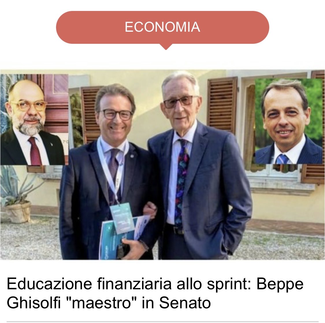 GhisolfiBeppe's tweet photo. ⁦⁦@SenatoStampa⁩  #educazionefinanziaria #dariodamiani #rosso #angelicabianco #zorgniotti ⁦@BaravalleLuca⁩ ⁦@CarloRollini⁩ #feduf ⁦@RobertoMarti74⁩ . https://t.co/pEbYo8kDbz