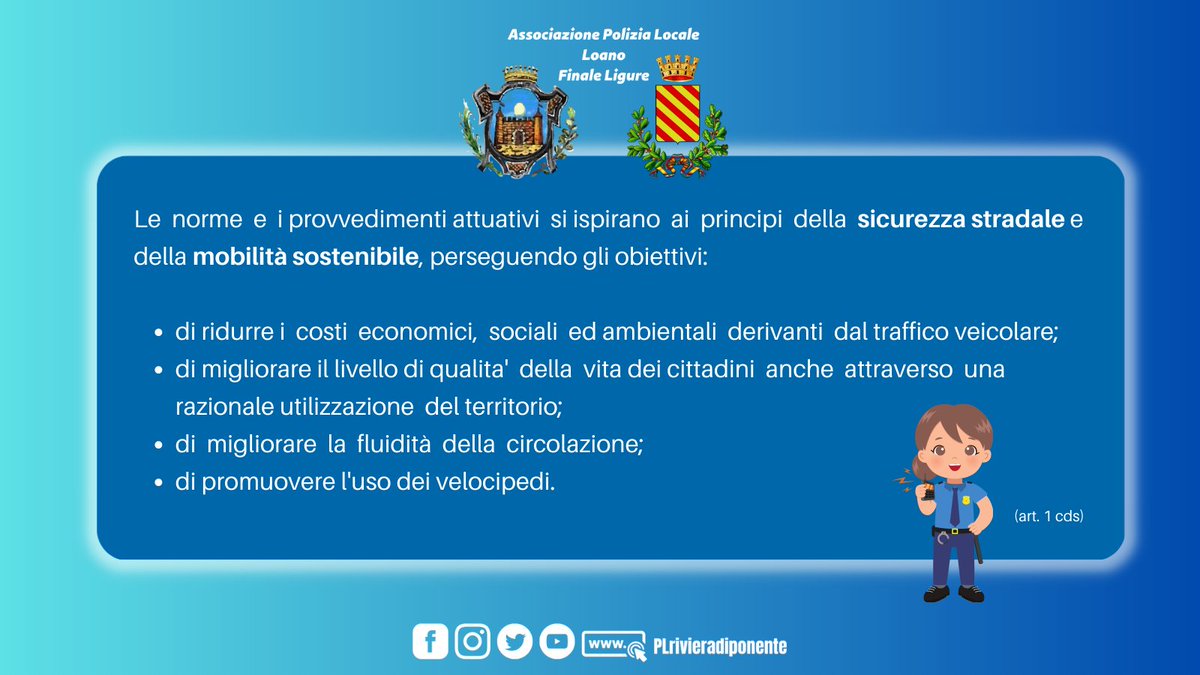 PLrivieradipon's tweet photo. 🆕 “Ripassa il Codice”
📆Ogni mercoledì ripassiamo i principali articoli del codice della strada.
🔃Seguici e condividi.
#PLLoano #PLFInaleL #ripassailcodice #educazionestradale #sicurezzastradale #codicedellastrada https://t.co/UTzzLrAMQ1