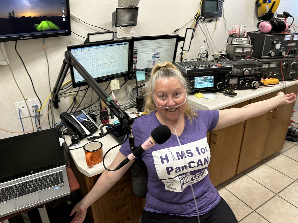 #hamsforpancan #PanCANPurpleStride #pancan  #hamradio