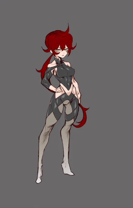 Slight change to the boy, bit more  hair mainly XD