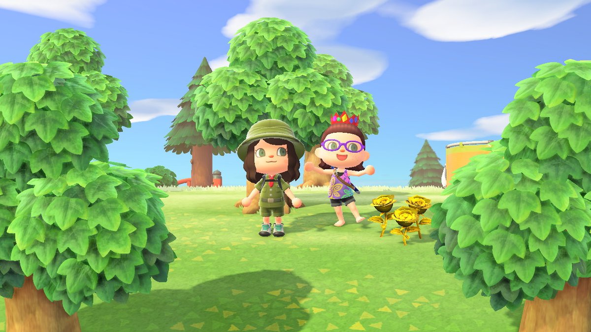 PuranormalCorb's tweet photo. Got to visit a friend! #AnimalCrossing #ACNH #NintendoSwitch https://t.co/eQdh5CwUTS