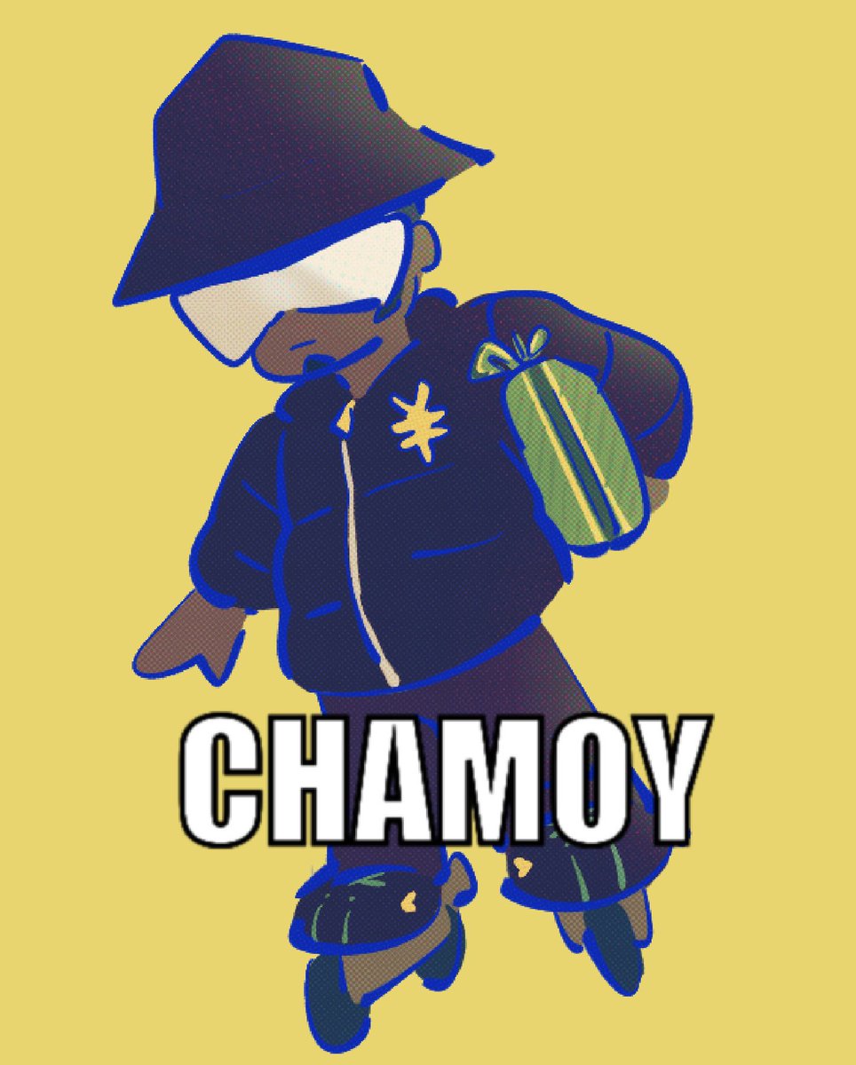 Draydensbeard's tweet photo. I was on jsrfmp some weeks ago and unlocked their winter skins for the second time. I think they have pretty cute ones. Combo’s boombox replaced as a present box with the logos is the cherry on top. #jsrfmp #jsrf #jetsetradio https://t.co/taEnBntyYN