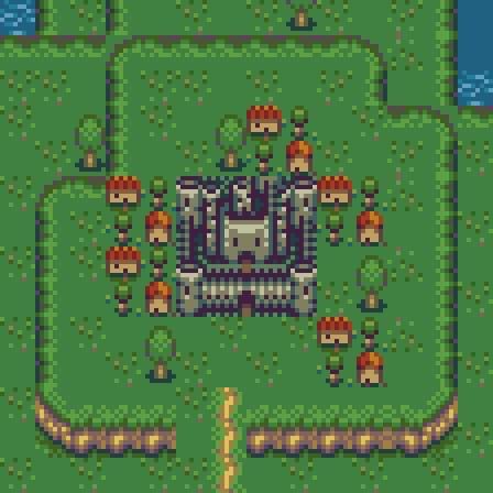 #screenshotsaturday time! We've been working on Affinity Sorrow's world map. Here are two new locations we added to it this past week.

#gamedev #indiegame #sega #rpg #pixelart