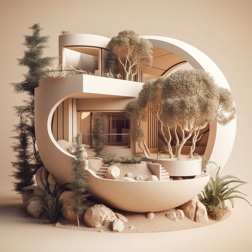 OptimaBIM's tweet image. Creating #ArchitectureModels with #MidJourney V5 Pt1.