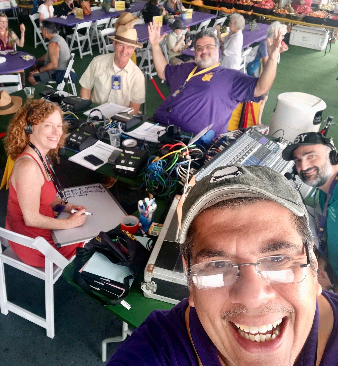 Tune in to the #JazzFest2023 live broadcast with this @wwoz_neworleans krewe