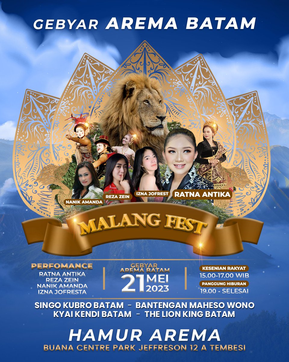 GEBYAR AREMABATAM &amp; Malang Festival 2023 
<a href="/infomalang/">Info Malang</a> ,<a href="/samsutiaji/">Sam Sutiaji</a> gak pengen oket tail a ?