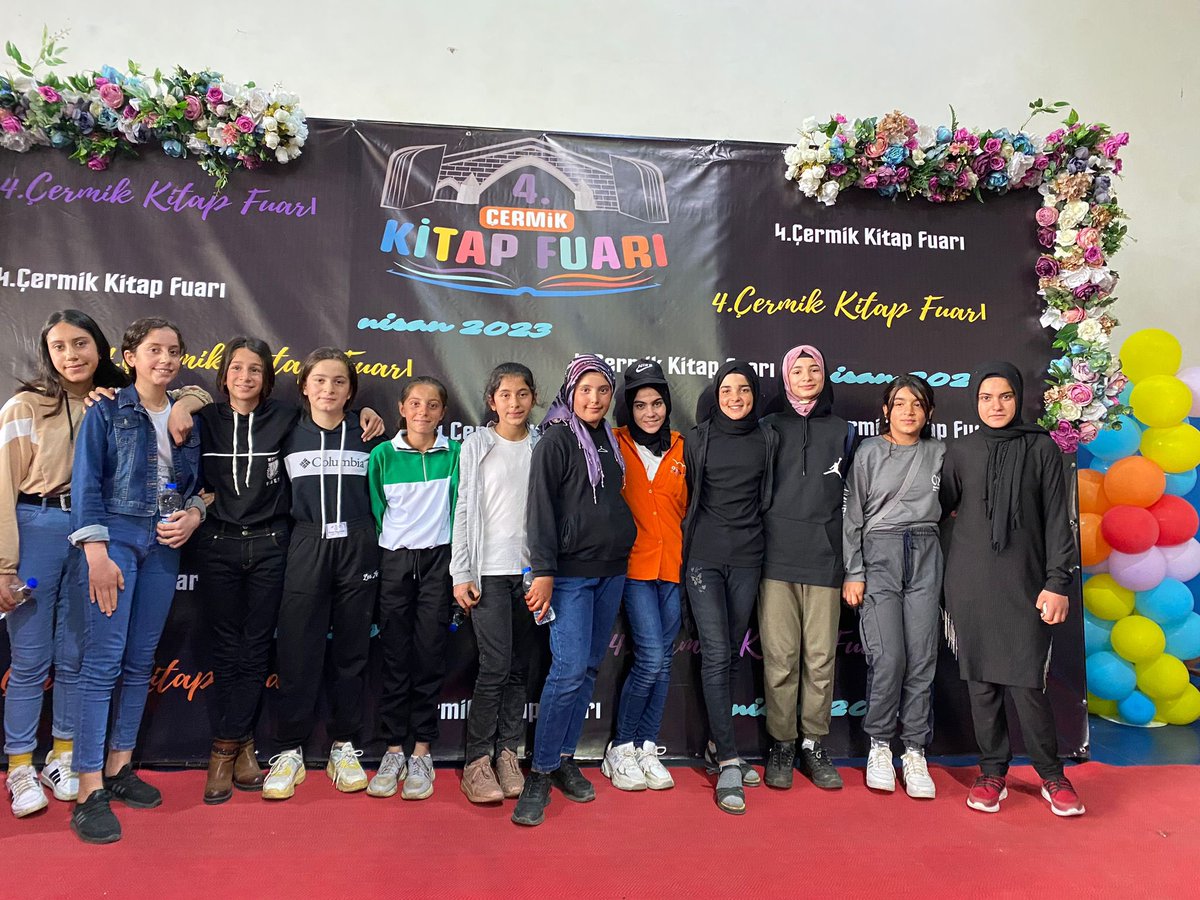 4. Çermik Kitap Fuarına katılım sağladık . Emeği geçen tüm idareci ve öğretmenlerimize teşekkür ederiz 🤗🎊🎈

<a href="/CermikMEM/">Çermik Milli Eğitim Müdürlüğü</a> 
<a href="/muratbozdogan21/">Bozdoğan Murat</a>
