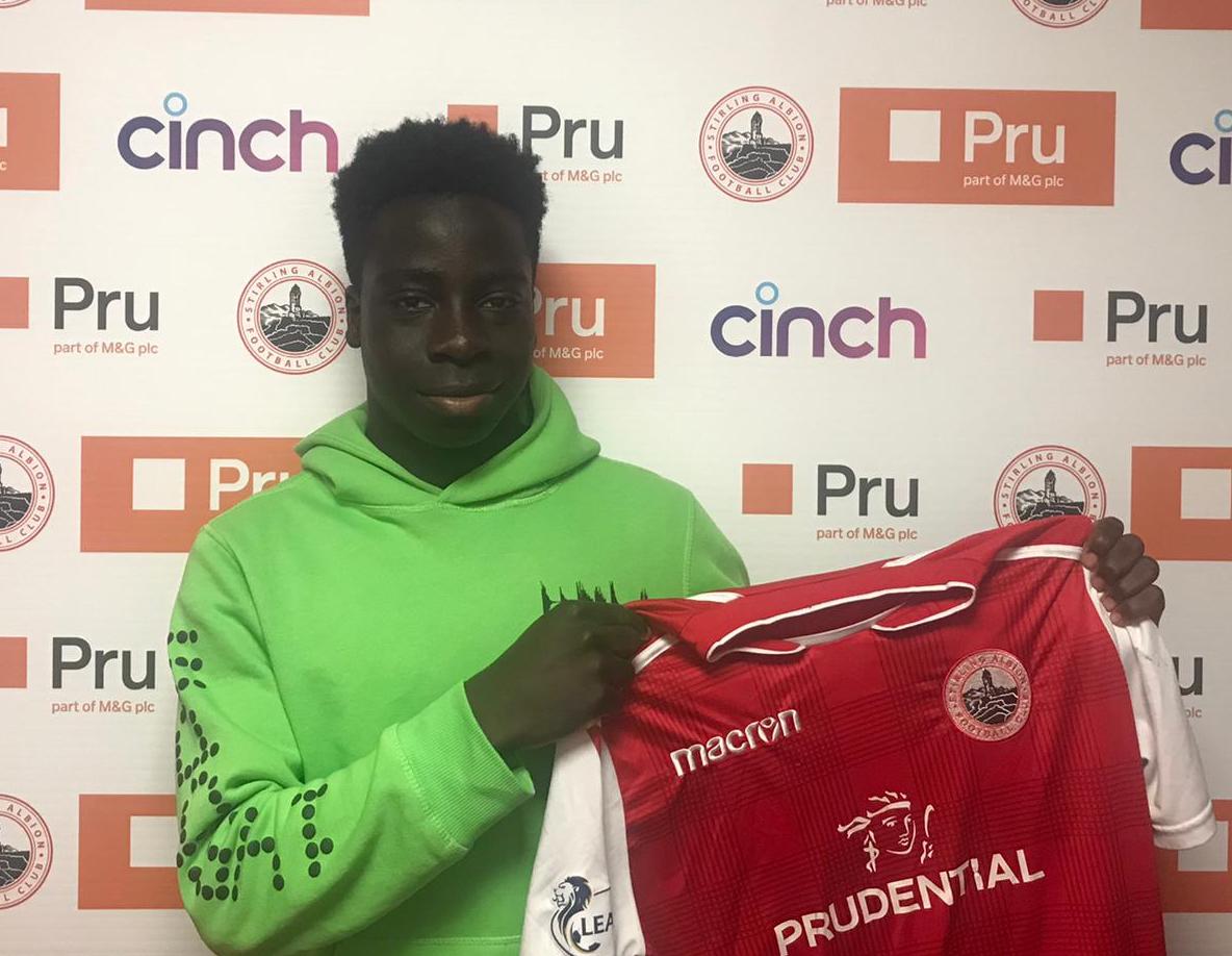Spfl debuts! League Two 2/4

Name! Godwin Kangni-Soukpe <a href="/GodwinSoukpe/">Godwin Kangni soukpe</a>
Club! <a href="/Stirling_Albion/">Stirling Albion FC</a>
Previous Club! Graduate from <a href="/StirlingAlbion_/">Stirling Albion Youth Academy</a> Academy