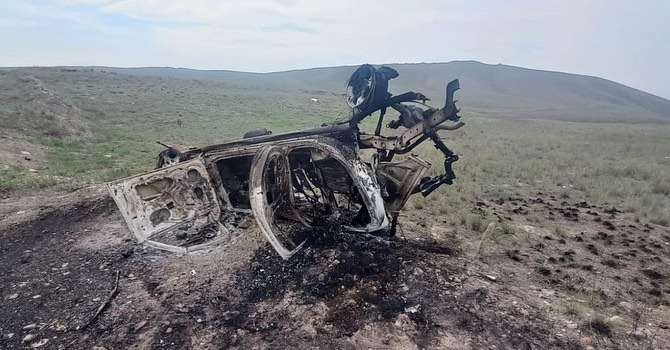 thinkingperson_'s tweet photo. On 04.28.2023,As a result of the explosion of a #mine laid by #Armenians in the #Terter region of #Azerbaijan,3 civilians were killed. In addition to the #Armenia'ns, the countries (#France) that support the #aggression of the Armenians are also to blame for this #mineterror @UN https://t.co/c8UTxZV3ha