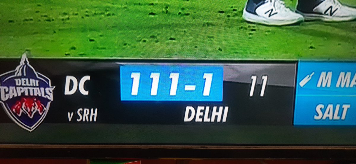 raoiocl's tweet photo. #Rarecombination 
@IPLFantasy 
@DelhiCapitals 
@IPL 
Look at the score very rare combination 111111 https://t.co/G5hsG4ANjz