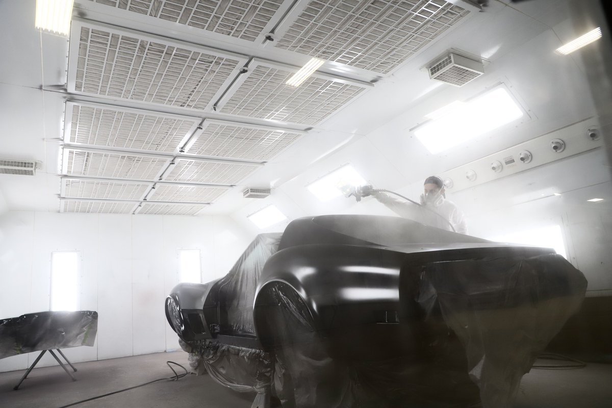 Part of the #TritonExperience for our Auto Collision Technology students is working on a personal project! With finishing touches complete, let’s take a look at graduate, Gabe Campbell, and his 1976 Corvette! More at facebook.com/iowacentral #TritonNation #ppgrefinish #3MCollision