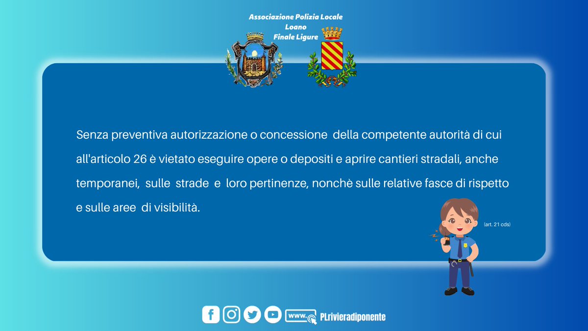 PLrivieradipon's tweet photo. 🆕 “Ripassa il Codice”
📆Ogni mercoledì ripassiamo i principali articoli del codice della strada.
🔃Seguici e condividi.
#PLLoano #PLFInaleL #ripassailcodice #educazionestradale #sicurezzastradale #codicedellastrada https://t.co/OlWbtuZrDI
