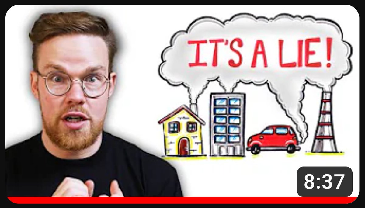 Woke up this morning to find this video in my YouTube feed. Based on the title, I thought it might be a scathing attack on the climate tech sector or yet another climate change denial video. Glad to report that I was wrong.
<a href="/AsapSCIENCE/">AsapSCIENCE</a>, Gregory Brown, and Mitchell Moffit do a