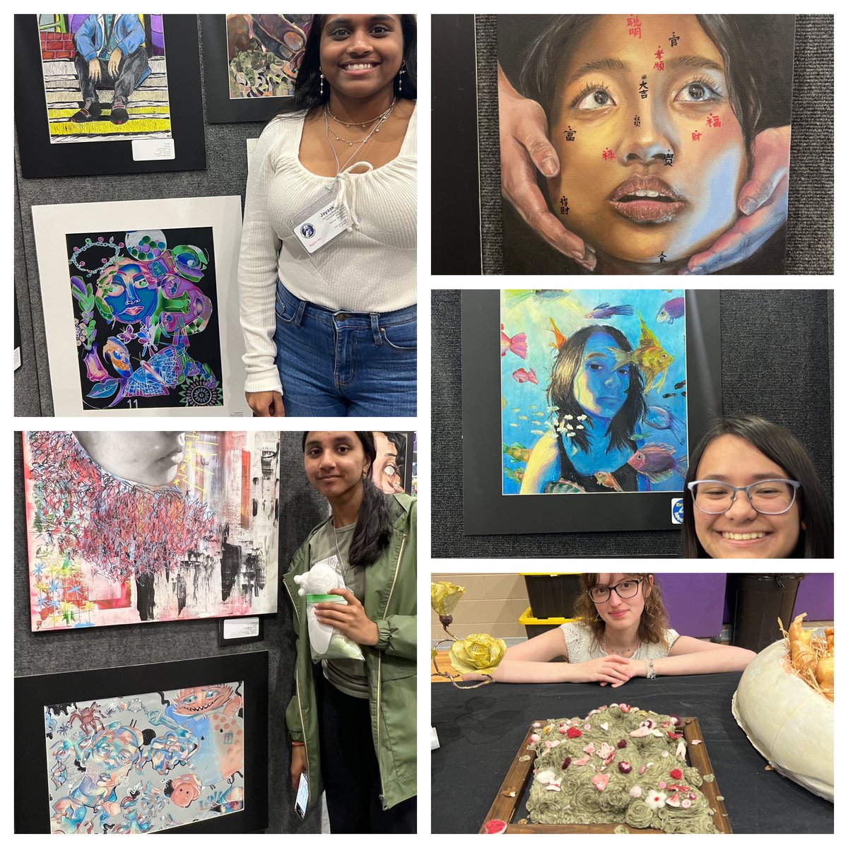 jaciemoore's tweet photo. CHS Art students were at San Marcos this weekend for the State VASE event. Here they are with their amazing work!
@Cen10titans @friscofinearts https://t.co/GiTRe0TCL5