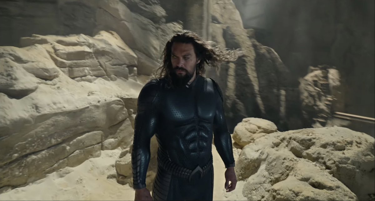 Jason Momoa says he co-wrote a 50-page treatment for ‘AQUAMAN AND THE LOST KINGDOM’ which had Aquaman “talking to the U.N. about what’s happening with the melting ice caps.”

Warner Bros picked it up but most of it was changed in production.

(Source: menshealth.com/entertainment/…)