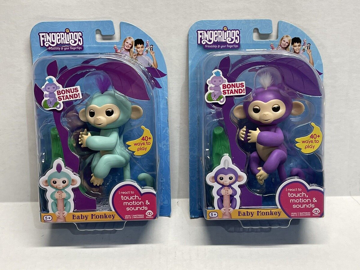 HarlandCoStore's tweet photo. #HarlandCoStore

Lot of 2 Finglerlings Baby Monkeys Blue Zoe and Purple Mia

https://t.co/i2uI1fhIF9 https://t.co/YSLAtffDtT