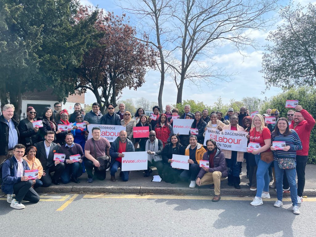 KatieCurtis's tweet photo. This is what the Labour family is all about, members from Barking &amp; Dagenham, Redbridge and Newham coming to help @SouthendLabour win a council seat they’ve never won before @LondonLabOnTour #labourdoorstep https://t.co/NFCPpV2Xqb